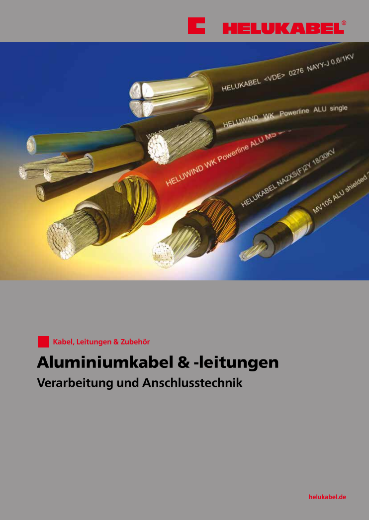 Broschüre Aluminiumkabel & -leitungen