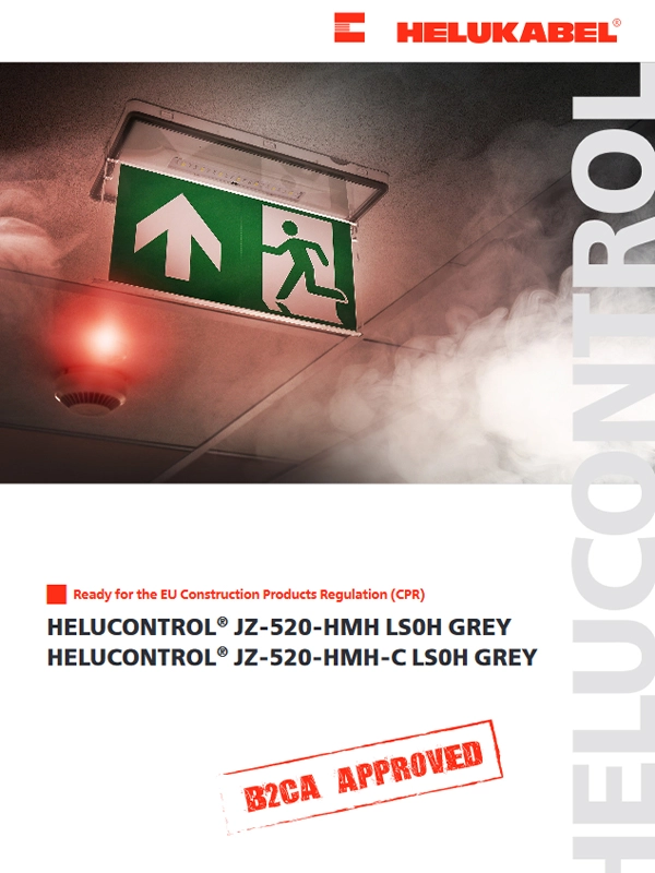 HELUCONTROL® JZ-520-HMH LSOH GREY & JZ-520-HMH-C LSOH GREY