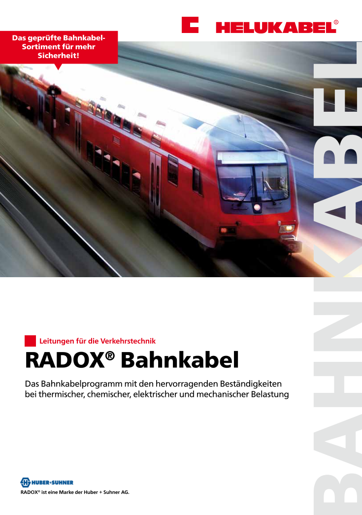 RADOX® Bahnkabel