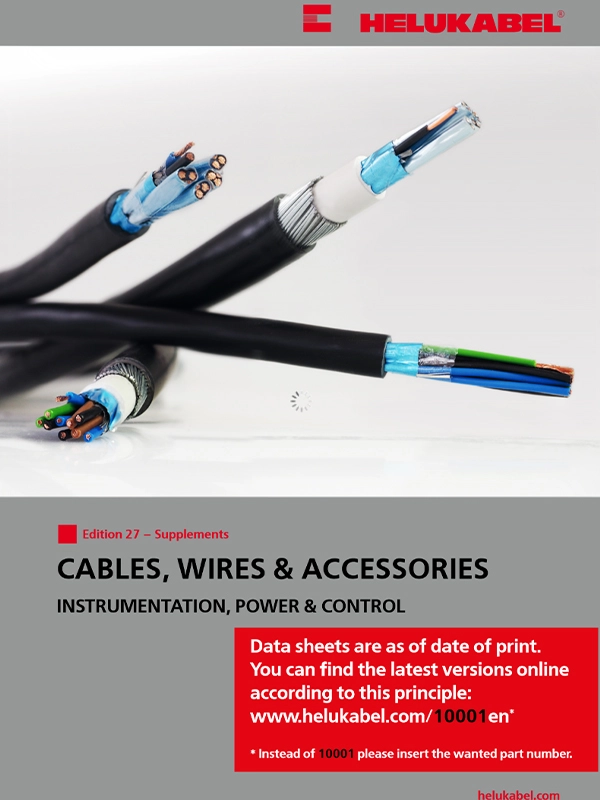 Přístrojové, napájecí a ovládací kabely & vodiče (ENG)