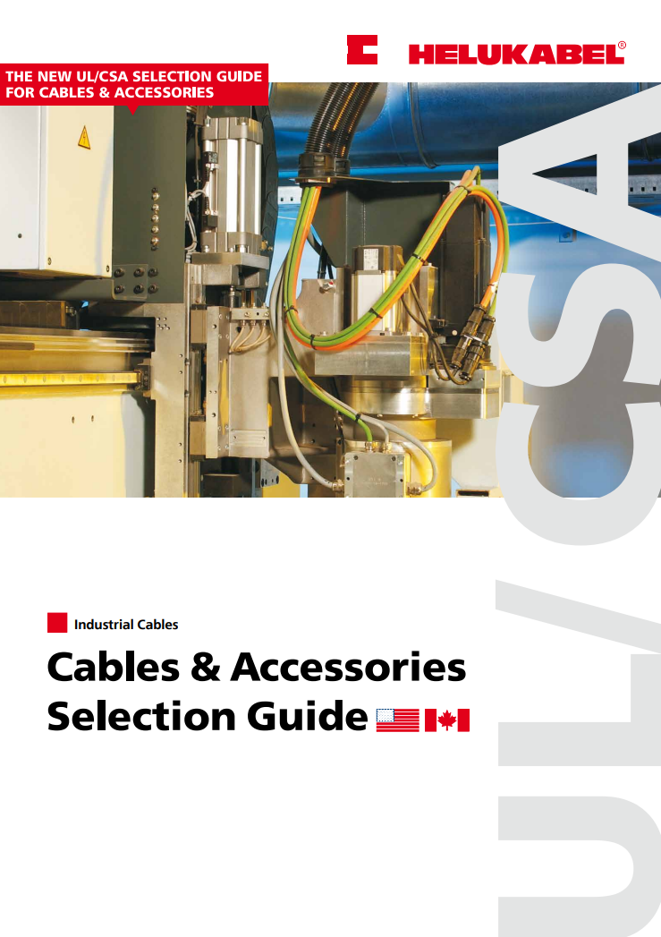 UL/CSA Cables & Accessories Selection Guide