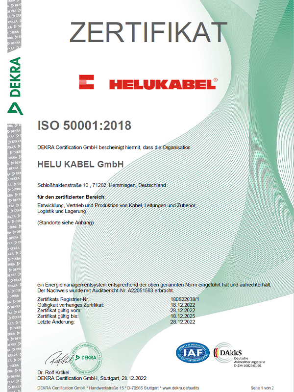 DIN EN ISO 50001 - Deutsch