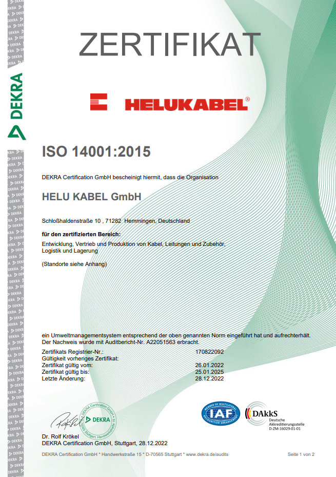 DIN EN ISO 14001 - deutsch