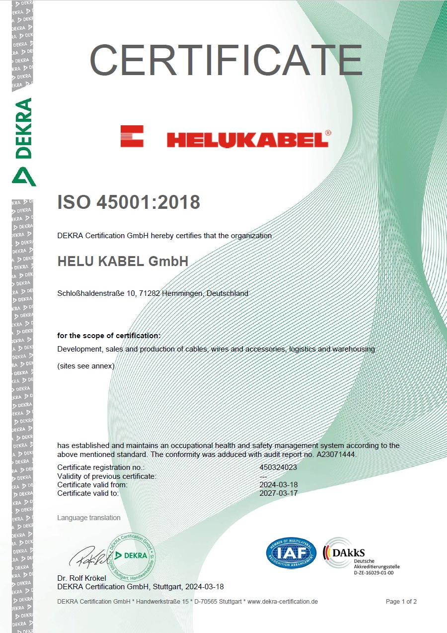 ISO 45001:2018 - englisch