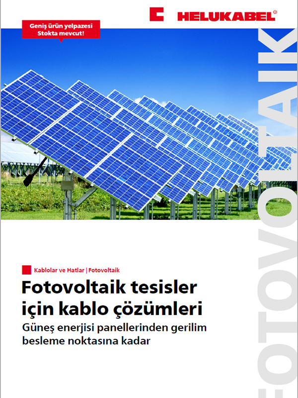 Fotovoltaik tesisler için kablo çözümleri - TR