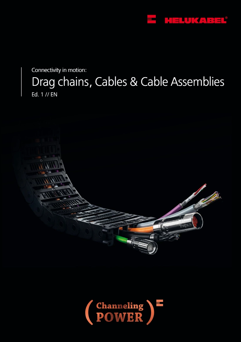 Drag chains, Cables & Cable Assemblies