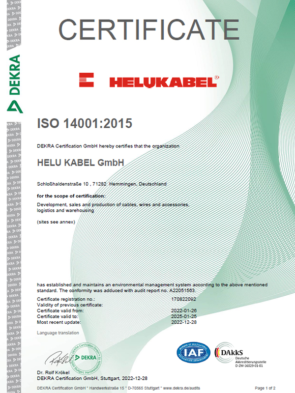 DIN EN ISO 14001 - English