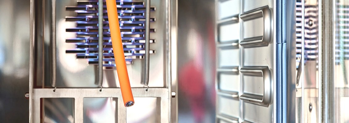 The aging process for cables and wires can be simulated and accelerated in a special aging oven.