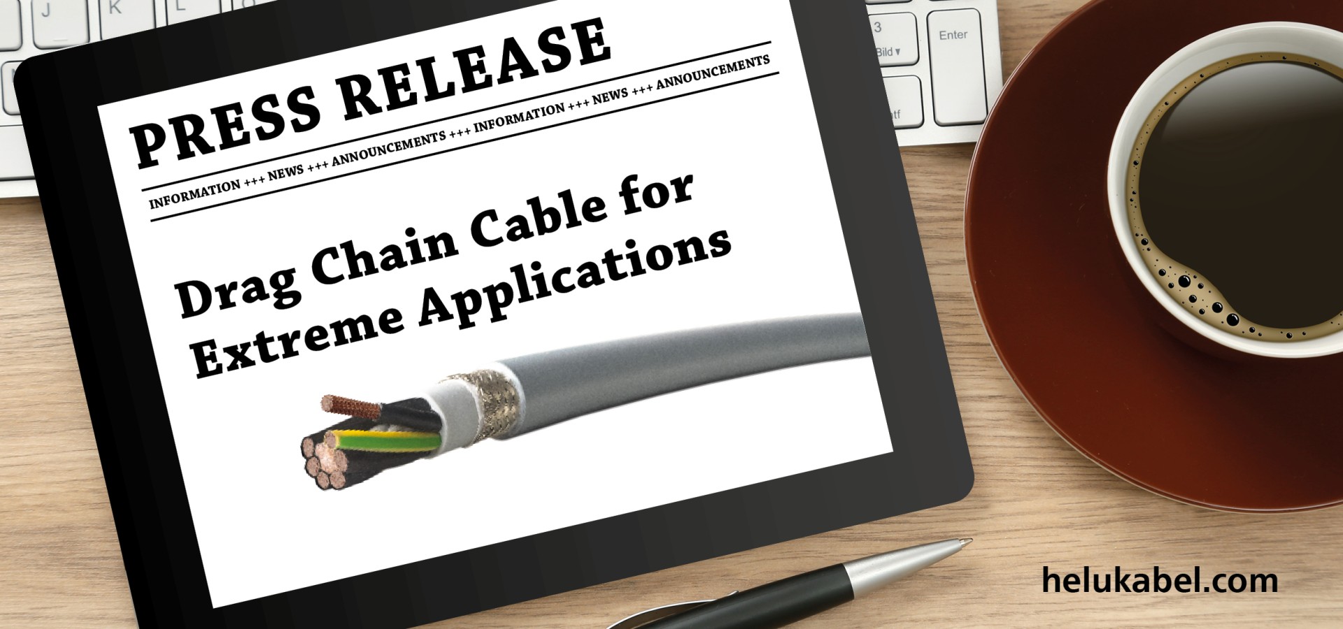 HELUKABEL's Drag Chain Cable for Extreme Applications