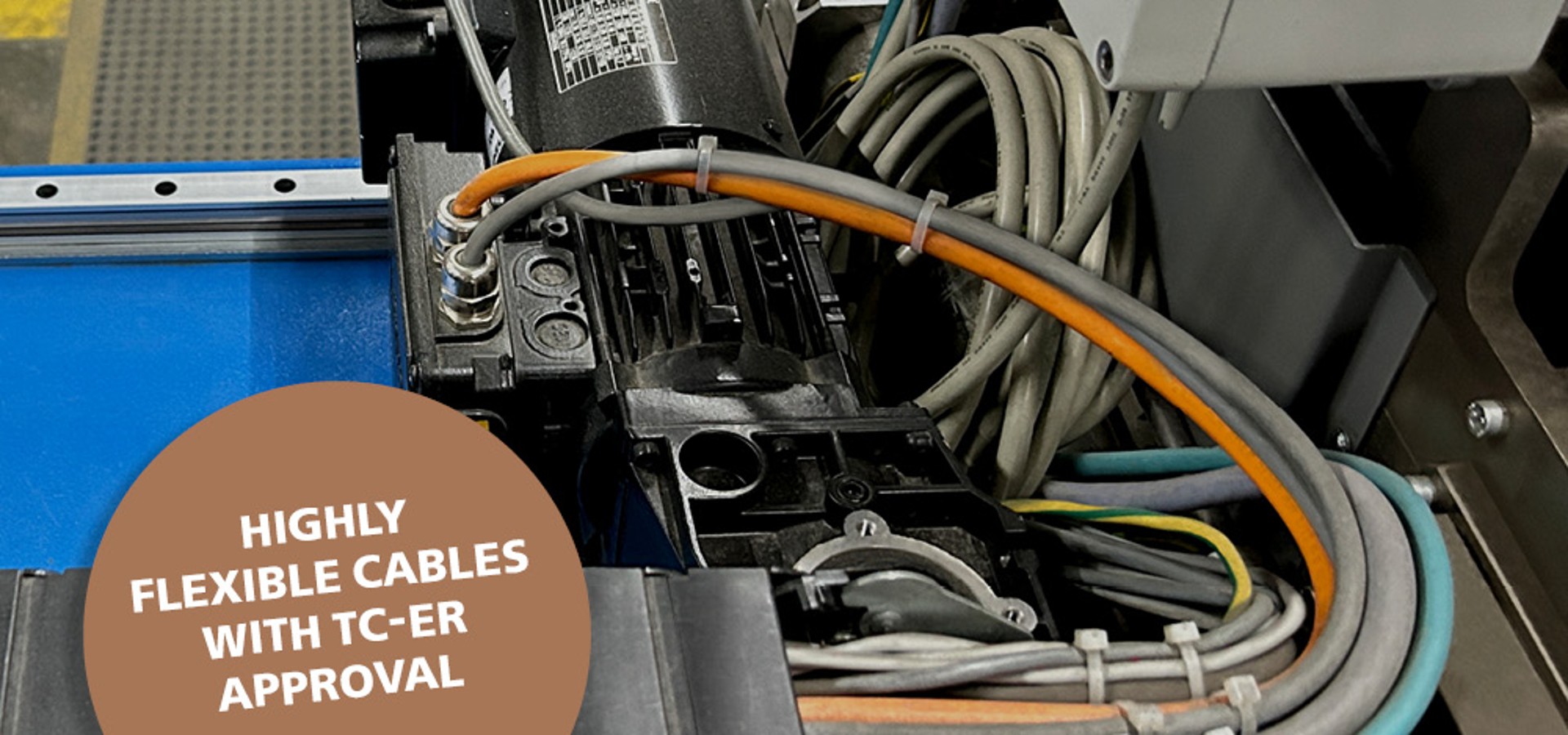 Highly flexible TCER cables for use in drag chain systems