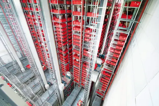 Automated small-parts warehouse Automated small-parts warehouse