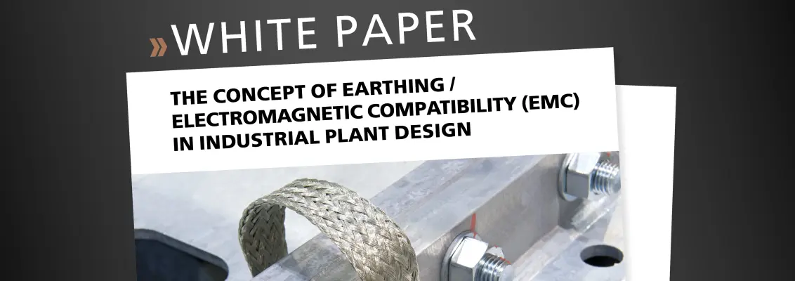 Consideration for electromagnetic compatibility in production plants