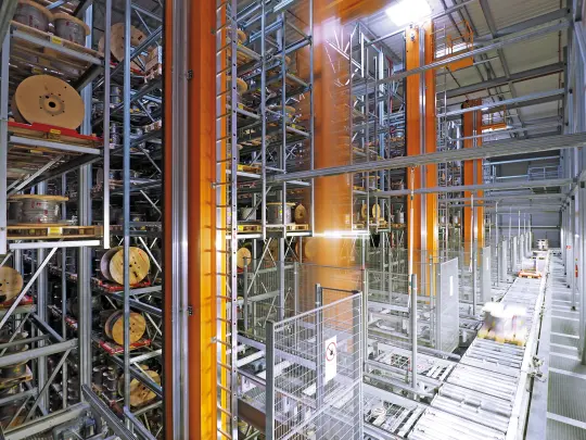 Fully-Automated High-Rack Storage at Helukabel