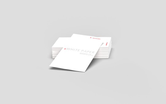 Stack with printed Whitepaper