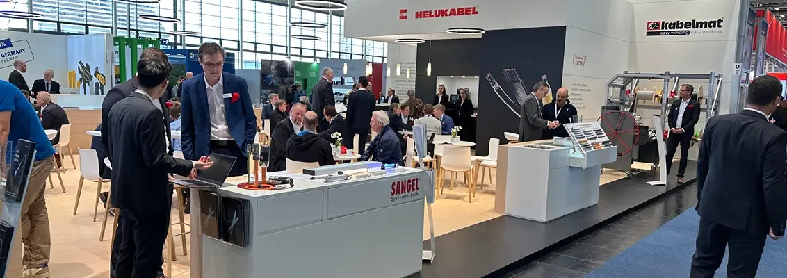 Helukabel's exhibition stand at Hannover Messe 2023