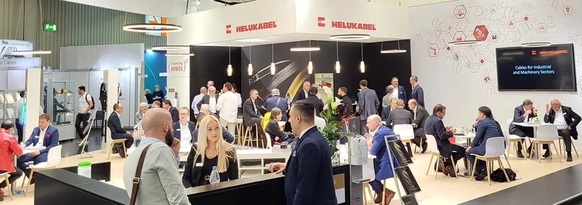 HELUKABEL's booth at SPS 2022