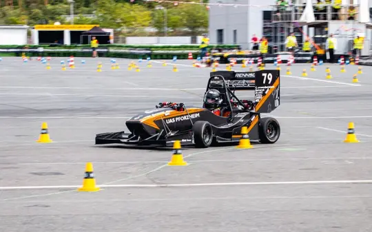 race car of Rennschmiede Pforzheim