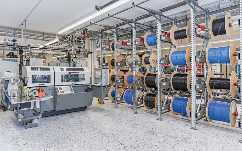 Ring winding machine in VEGA's production hall