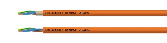 Illustration H07BQ-F with orange outer sheath