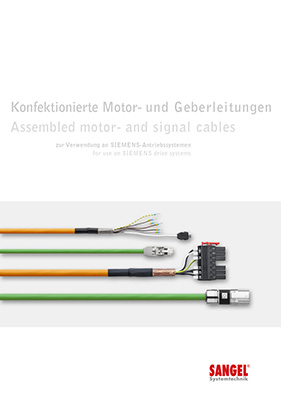 Geassembleerde motor- en signaalkabels SIEMENS