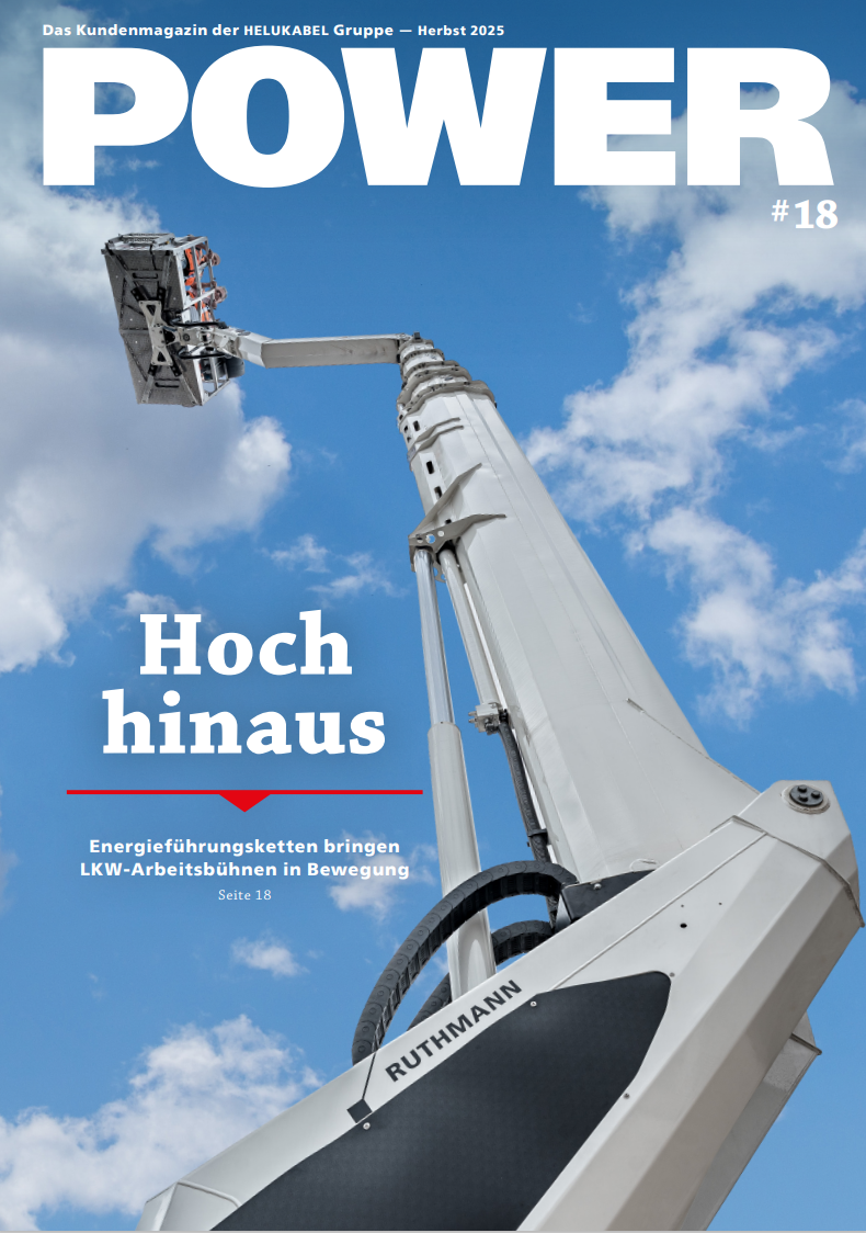POWER #18  mit u.a. folgenden Themen: Stahlindustrie, HELUCHAIN Ketten aus Stahl und Kunststoff, uvm