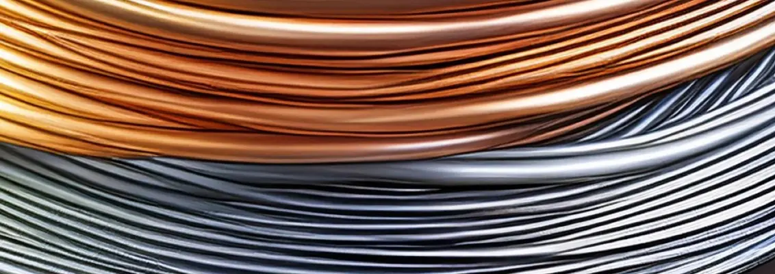 Kupfer und Aluminium als Leitermaterial
