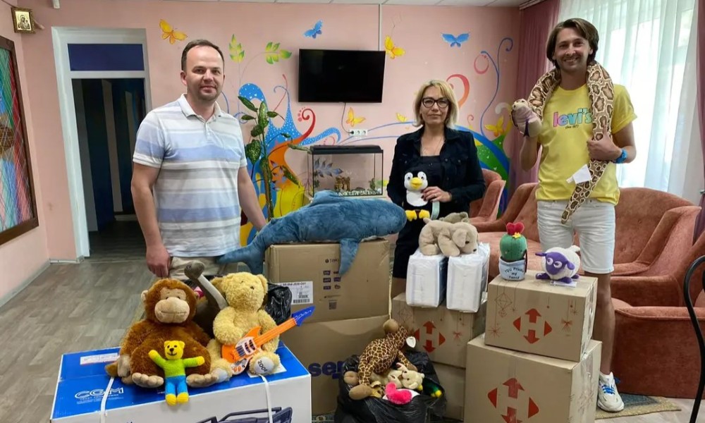 Kinderdagverblijf in Mykolaiv ontvangt de donaties 