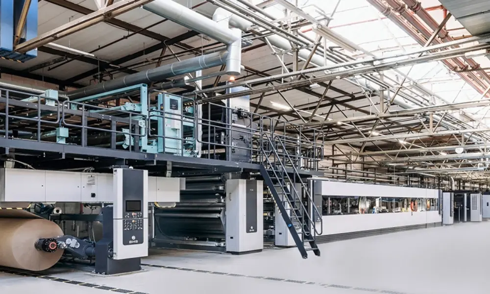 Wellpappenanlage von BHS Corrugated